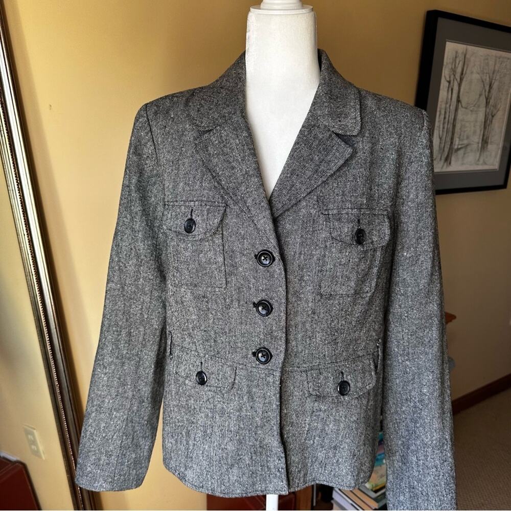 Mossimo Supply Co. Y2K Charcoal Tweed Blazer